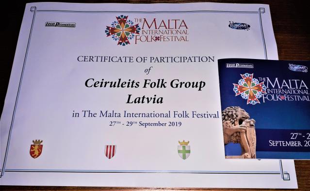Starptautiskais folkloras festivāls Maltā